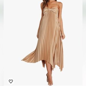 Petal and pup gold Vikki dress size small (size 2-4)